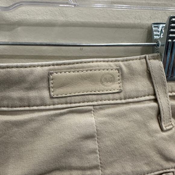 AG Adriano Goldschmied Caden Tailored Trouser Light Taupe Size 25 Career Office - Picture 8 of 11
